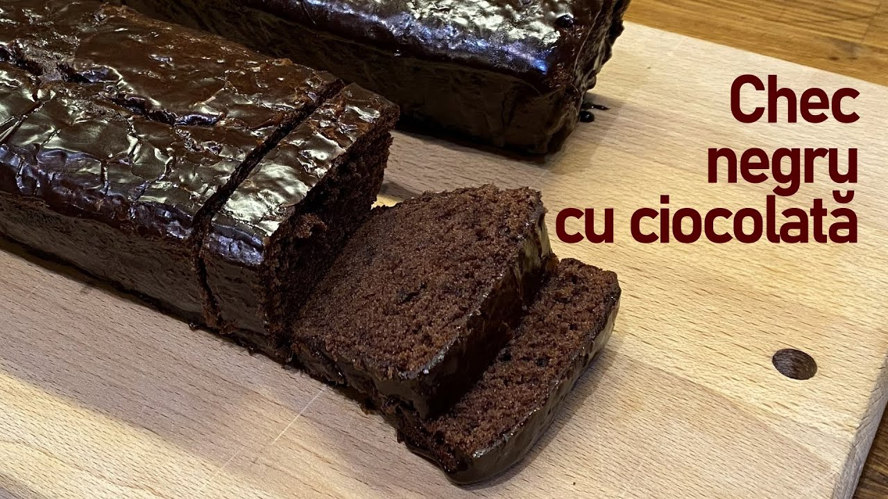 Chec negru cu ciocolată