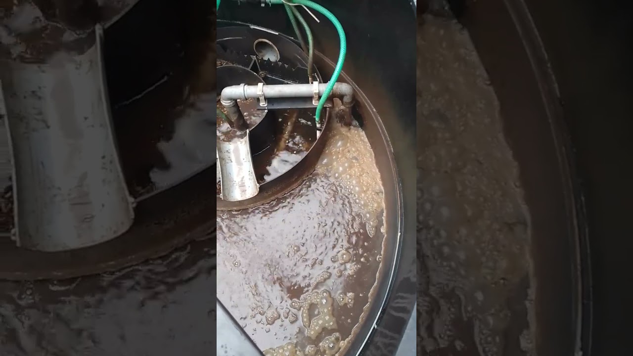 Naše čistička ČOV EK-S8 (EKOCIS) video-03 čistička nastavení, po 7dnech