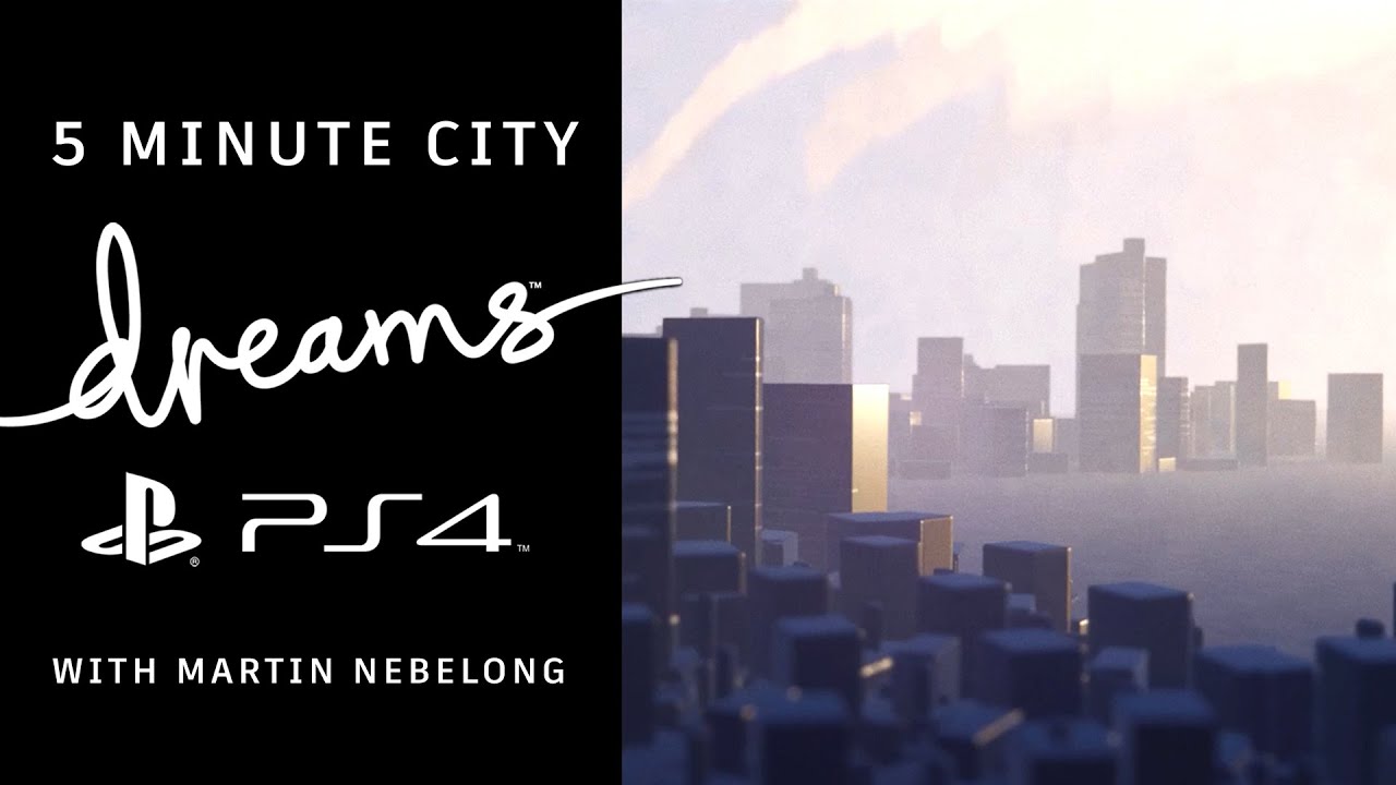 Scultping a city scene in 5 minutes in Dreams, Playstation 4