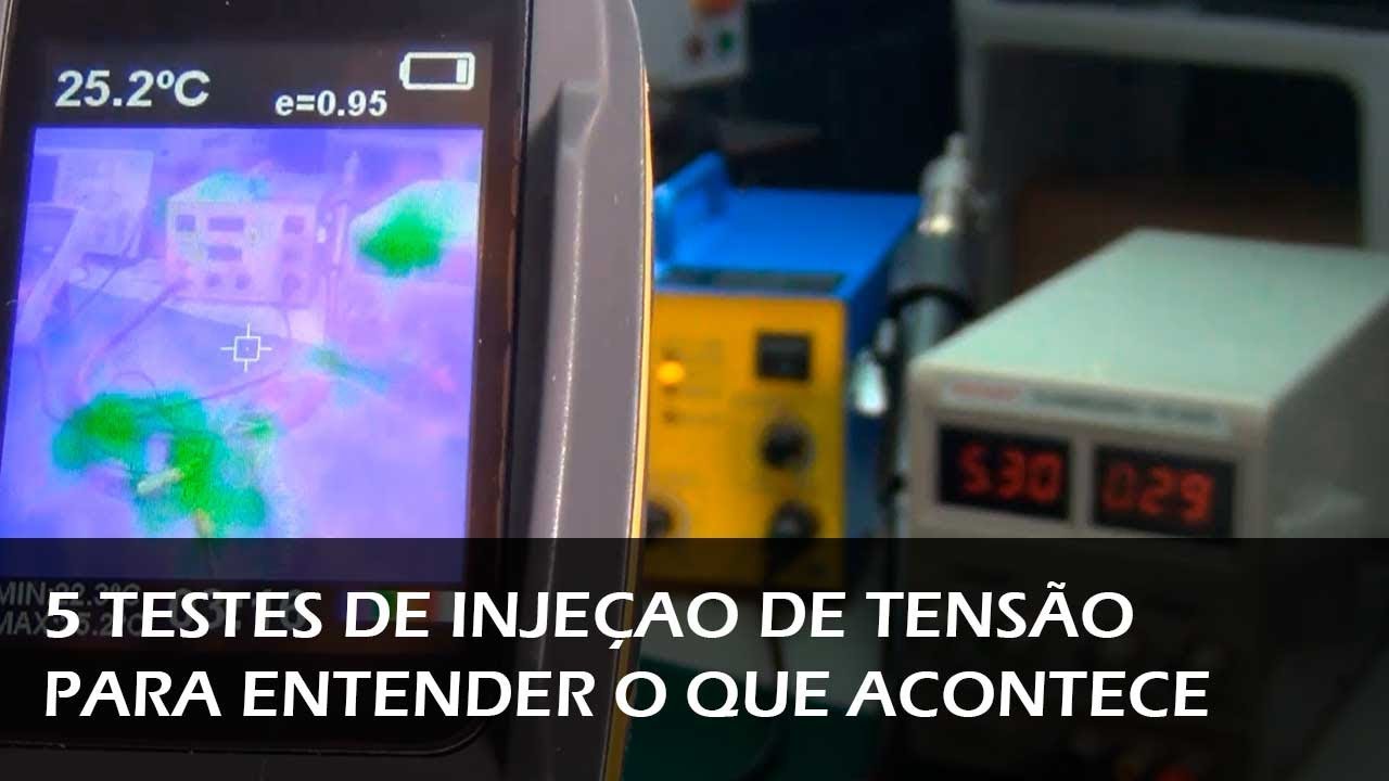 5 Testes de Injeção de Tensão em Circuitos Eletrônicos