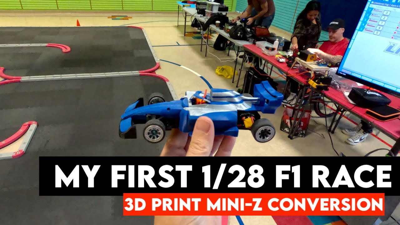 МОЯ ПЕРВАЯ ГОНКА на Mini-Z F1 Conversion!