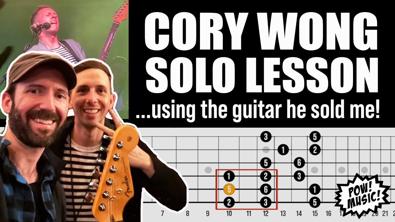 Cory Wong Pentatonic Solo Lesson Using HIS GUITAR! Live in Austin, TX (From Gumshu)