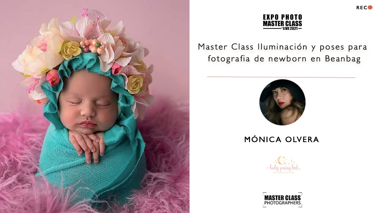 9. 📸 ILUMINACIÓN Y POSES EN NEWBORN 👶 con MONICA OLVERA y BABY POSING BED. 📸