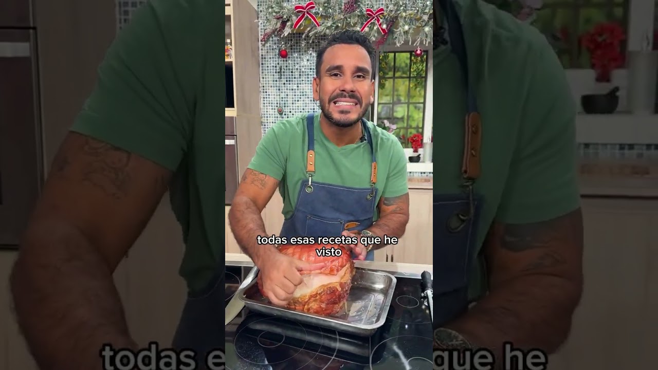LA RECETA MÁS ESPERADA 🤩🎄🤍 Y antes de que empieces a preparar tu jamón navideño, sigue