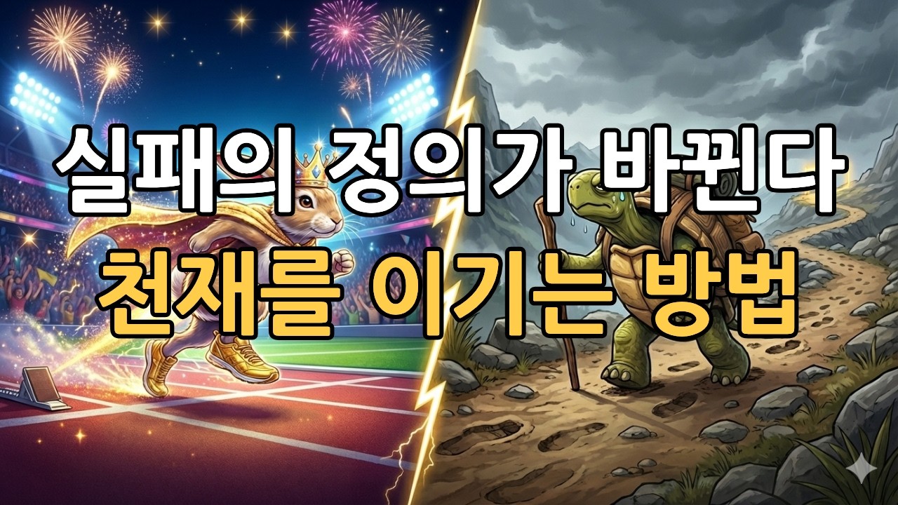 “재능이 없어서 다행입니다” 당신이 천재를 압도적으로 이기는 유일한 방법