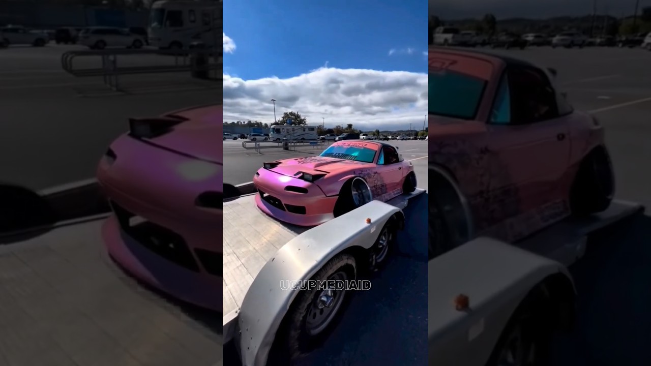 Miata Camber Pink 😎 MX-5 Kids 🤑 #automobile #edit #mazdamiata #jdm #cars