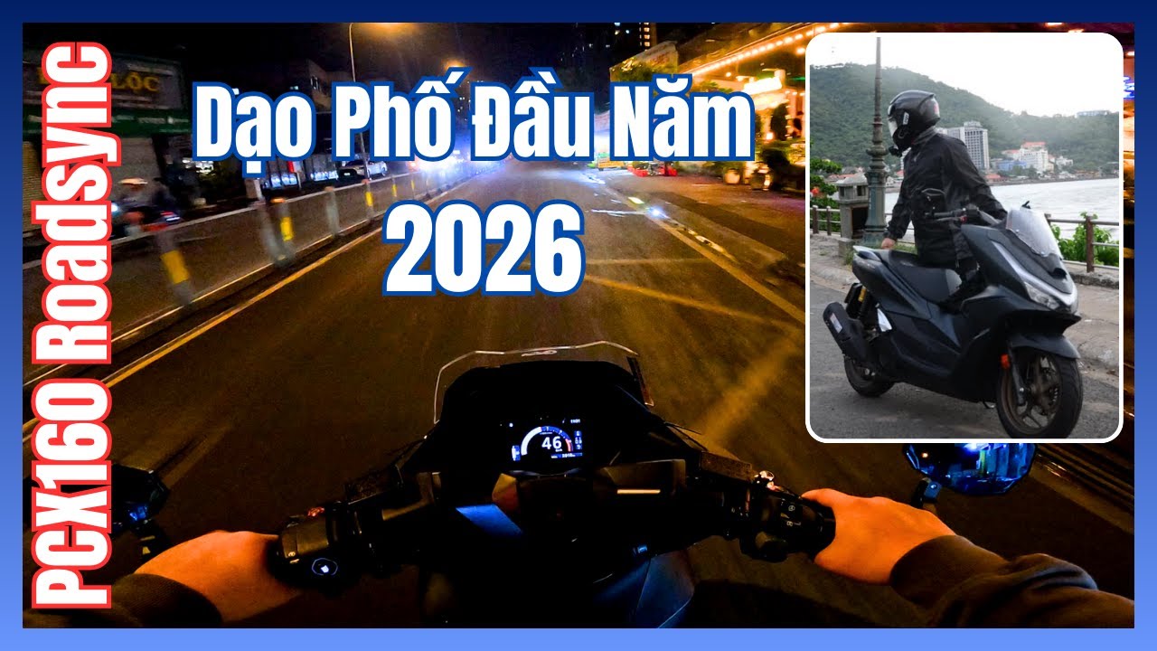 Dạo Phố Đầu Năm Cùng PCX160 Roadsync | Honda PCX160 Roadsync | Motorvlog 112