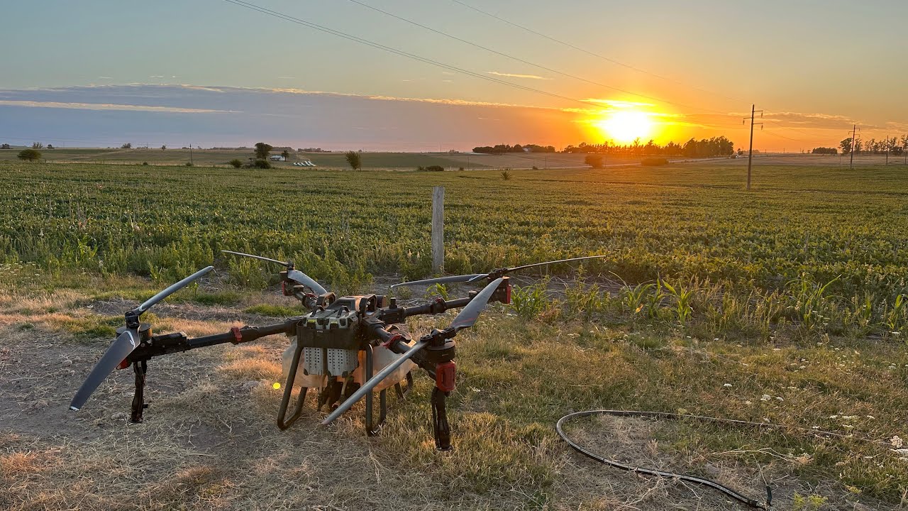 Fumigando y analizando primer año con el drone | XAG P100pro