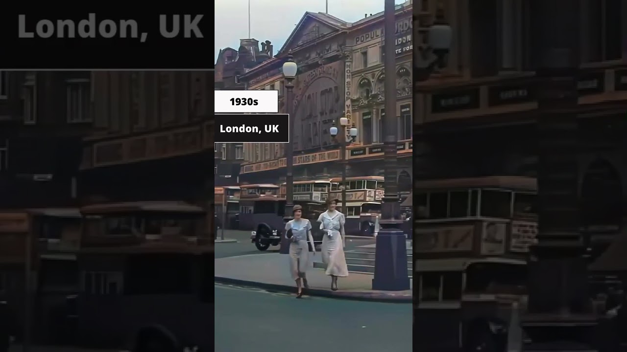 London uk in 1930 #history #london