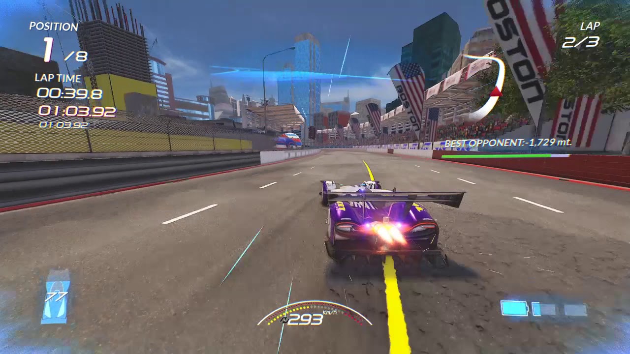 Xenon Racer - Fast Race: Boston Downtown R - 2:54.340