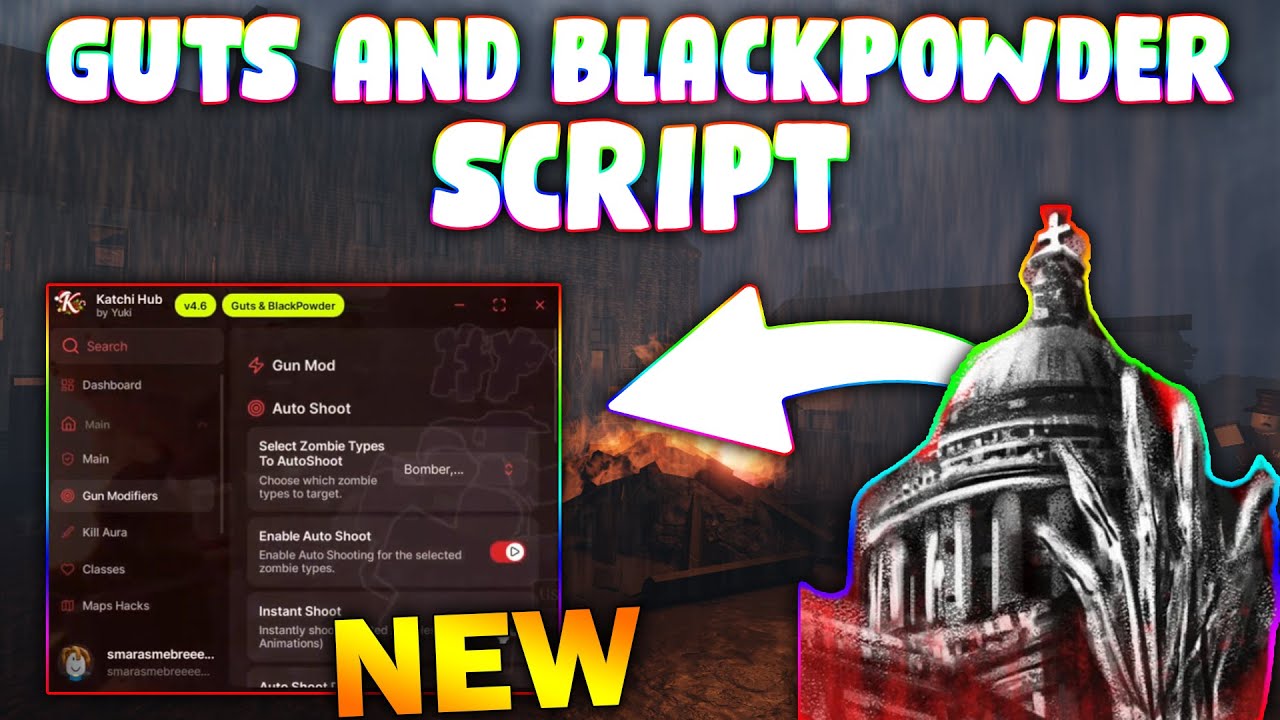 *NEW* Guts & Blackpowder Script (PASTEBIN 2026) (ESP , AUTO KILL ZOMBIES , AUTO BREAK , AUTO REPAIR)
