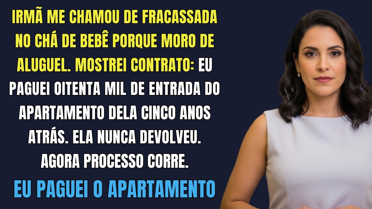 Irmã Me Chamou de Fracassada No Chá de Bebê — Então Contei Quem Pagou o Apartamento Dela