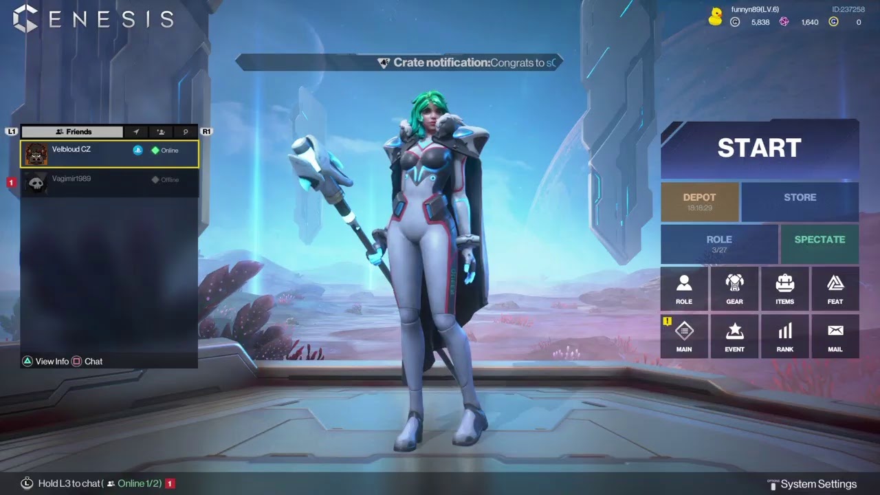 GENESIS - První gameplay!