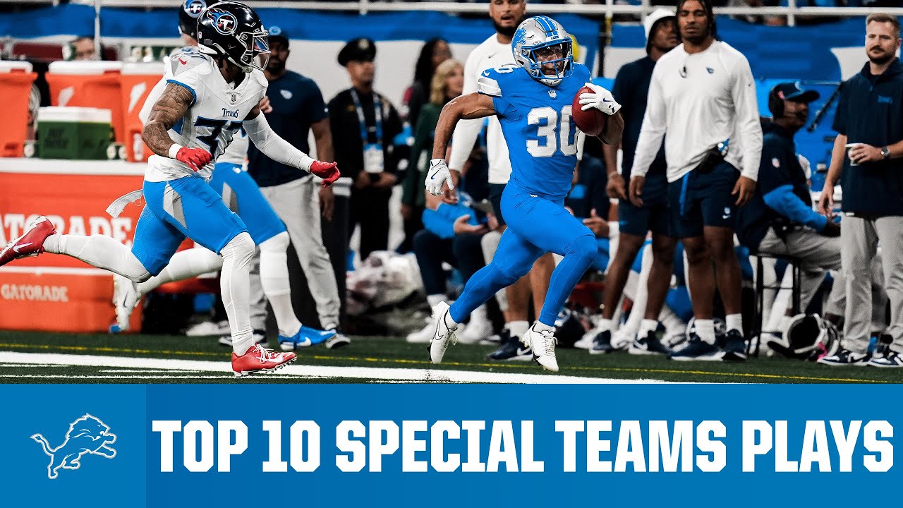 Top 10 Special Teams Plays | Detroit Lions 2024 Season