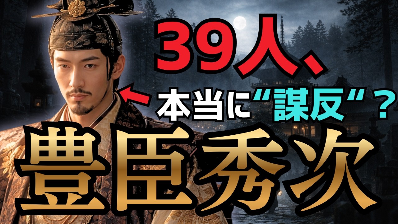 なぜ秀次一族三十九人は処断されたのか　記録に残らない理由　#豊臣兄弟 #大河ドラマ #歴史ミステリー