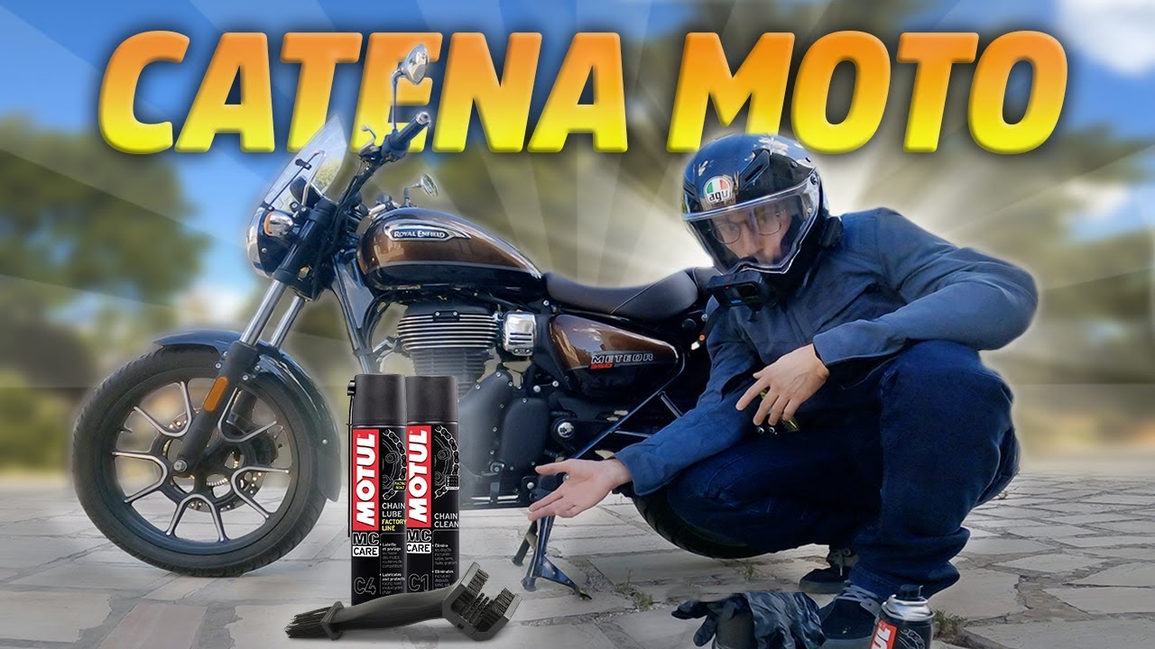 COME PULIRE E LUBRIFICARE LA CATENA DELLA MOTO!