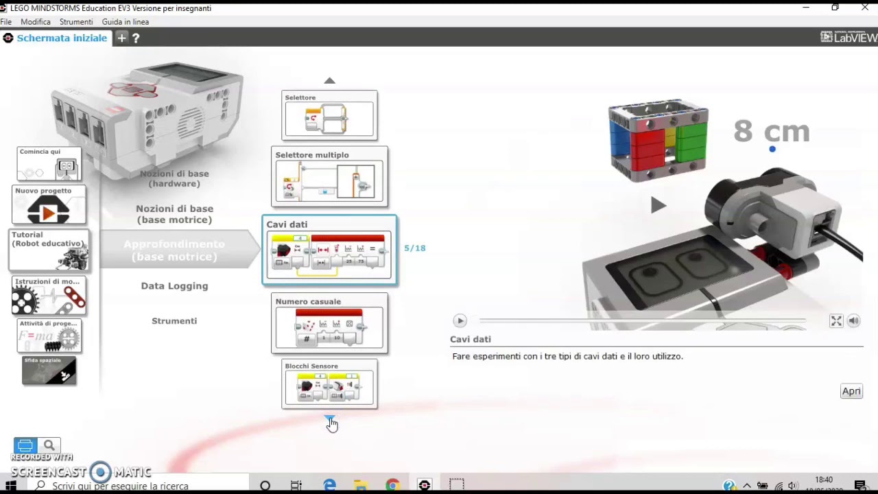 Lego Mindstorm EV3 Education #0 - tutorial introduttivo software e kit