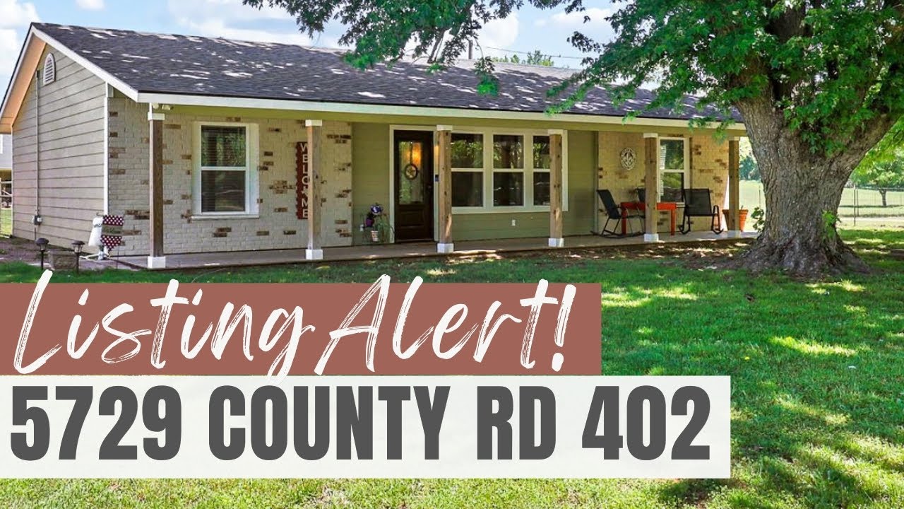 Listing Alert! 5729 County Rd 402, Grandview TX. Acreage!!