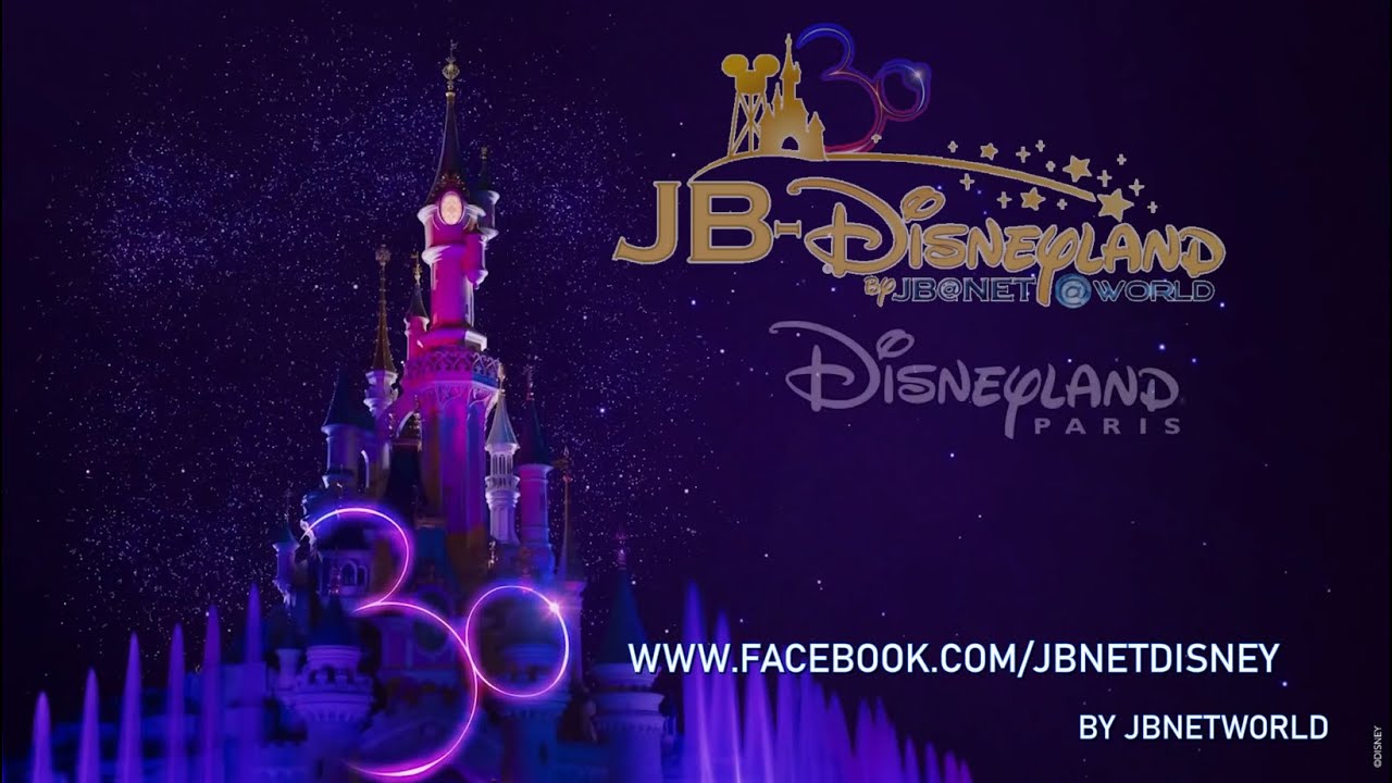 4K - SHOW DISNEY D-LIGHT -  30ANS de Disneyland Paris - Disney illuminations 2022 - Music officiel