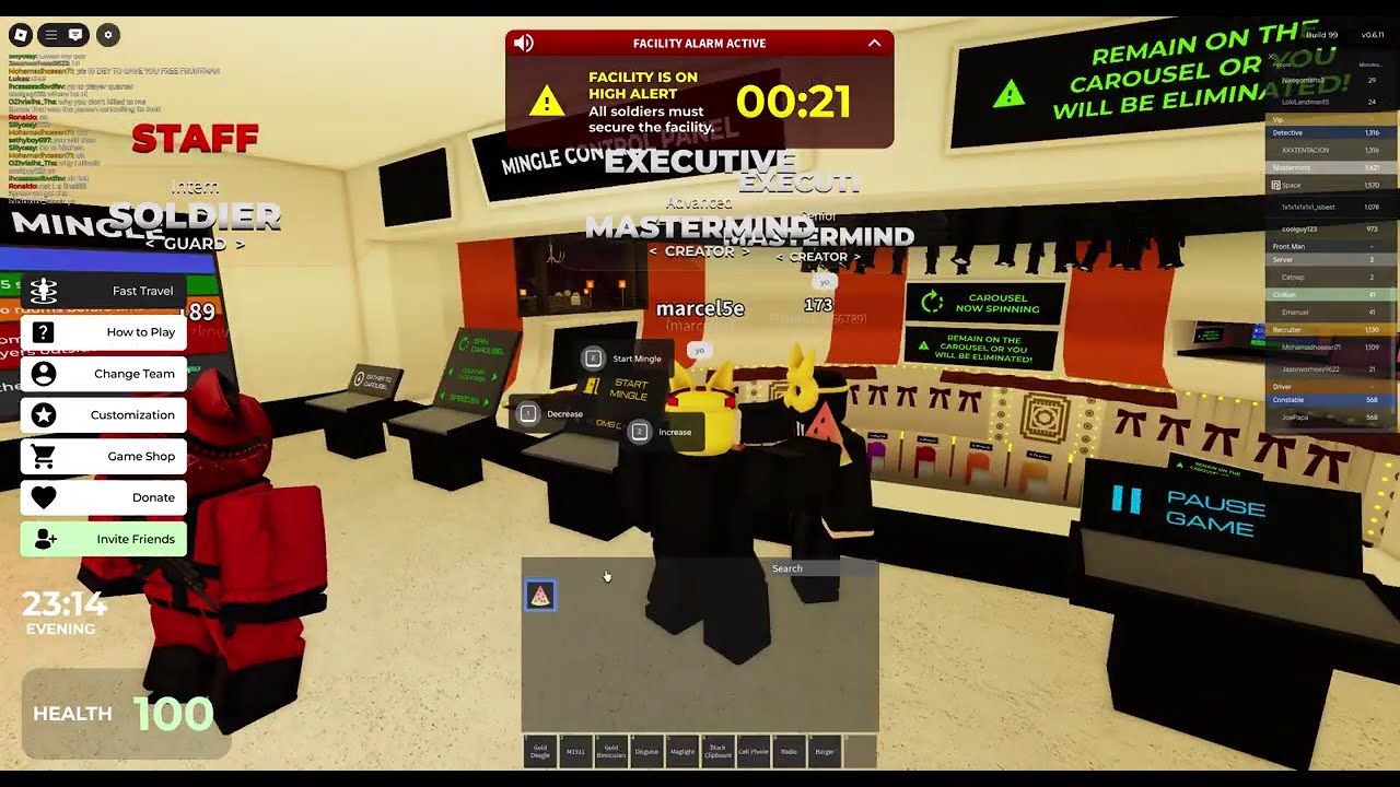 Playing as mastermind in squid game infinity rp (PART 3)