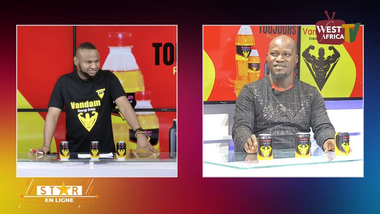 STAR EN LIGNE AVEC PAPA AMBIANCE ET CAMPBELL SUR WEST AFRICA TV