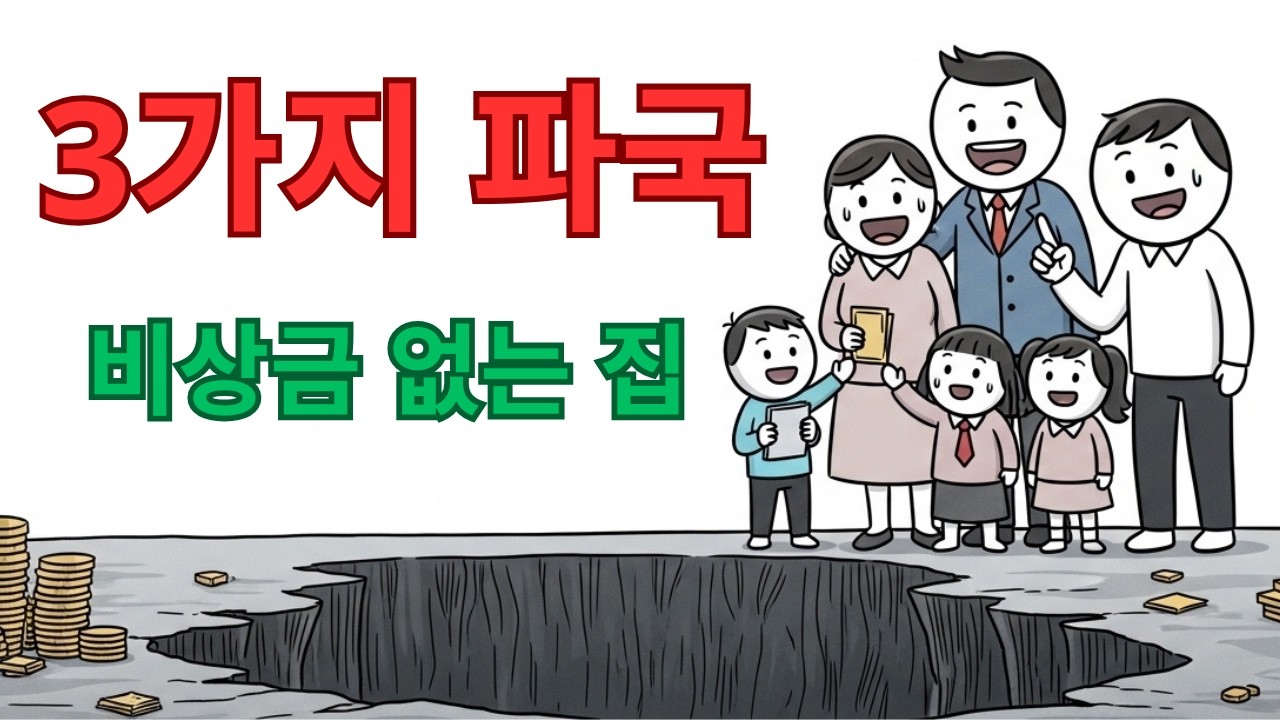 2026년 비상금 없는 가정, 3가지 파국 경로: 오늘부터 만드는 시스템