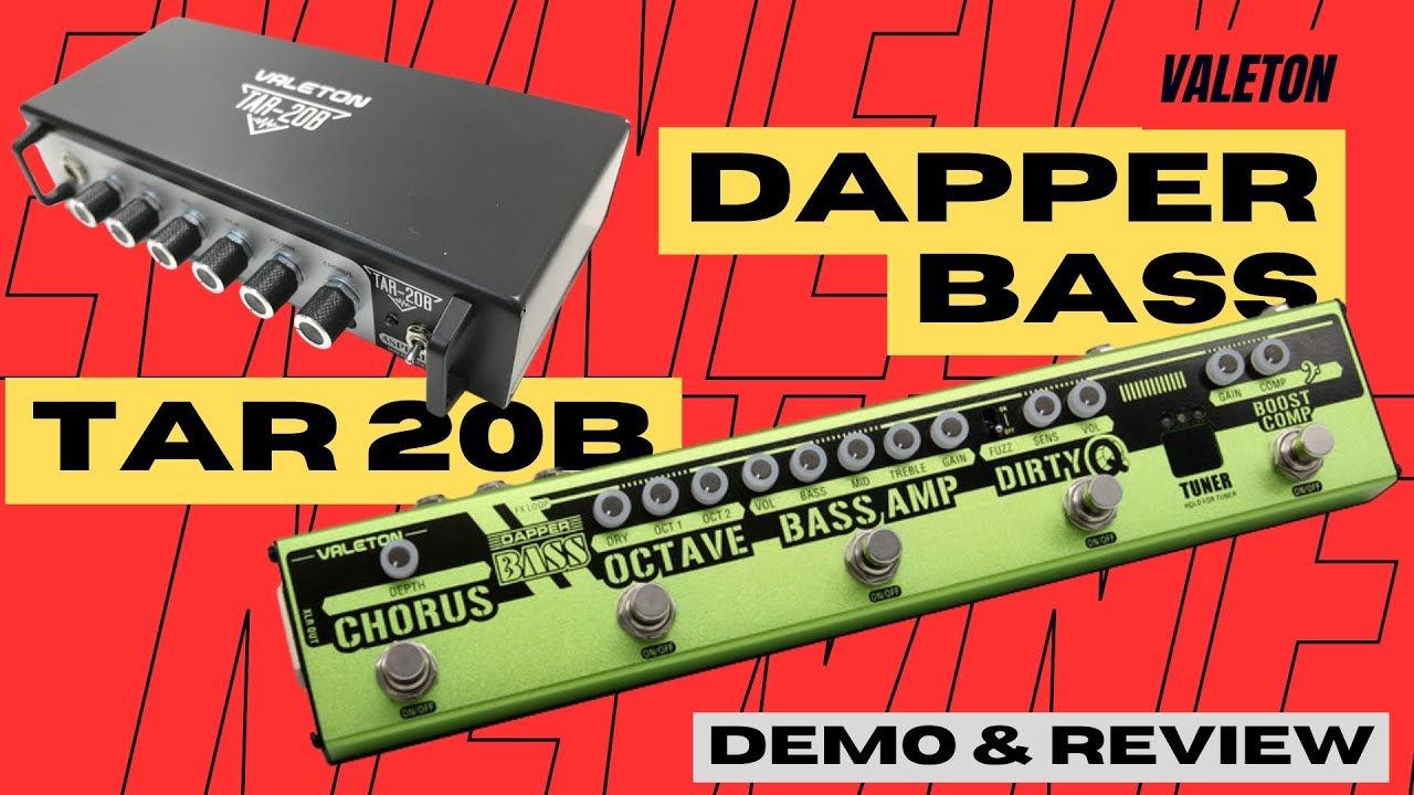 Valeton Bass Dapper & Tar 20B — обзор и демо