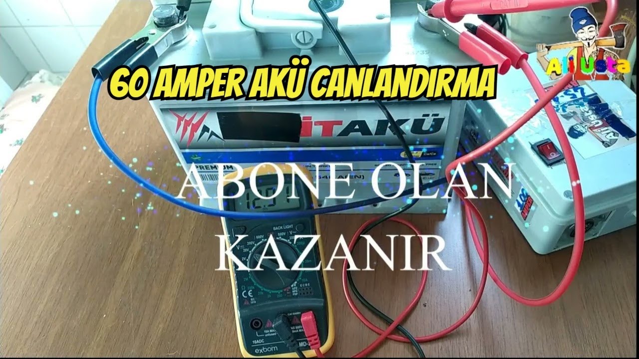 60 Amper Bakım Gerektirmeyen Ak&uuml; Testi - Soğuk Test