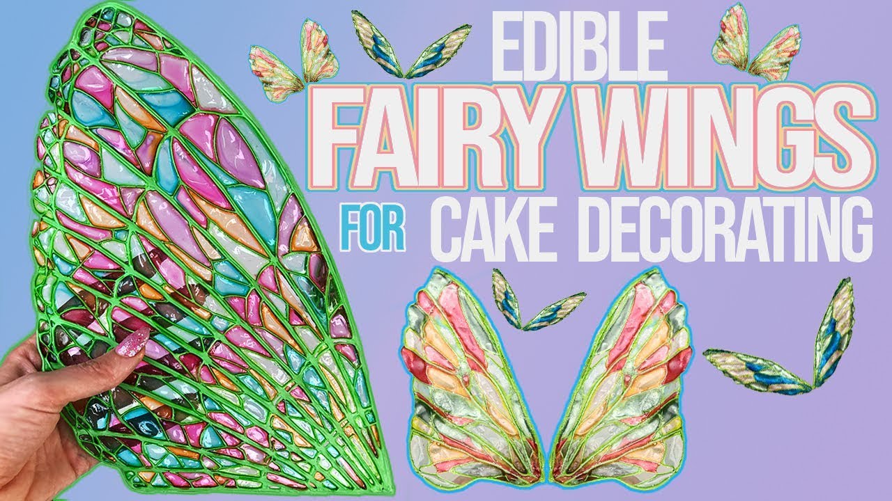 Edible Fairy Wings for Cake Decorating