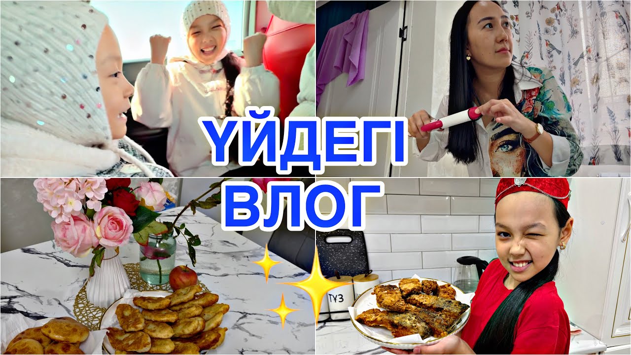 ҮЙДЕГІ ВЛОГ🏡🎬/КОНЦЕРТКЕ БАРДЫМ😎💋❤️