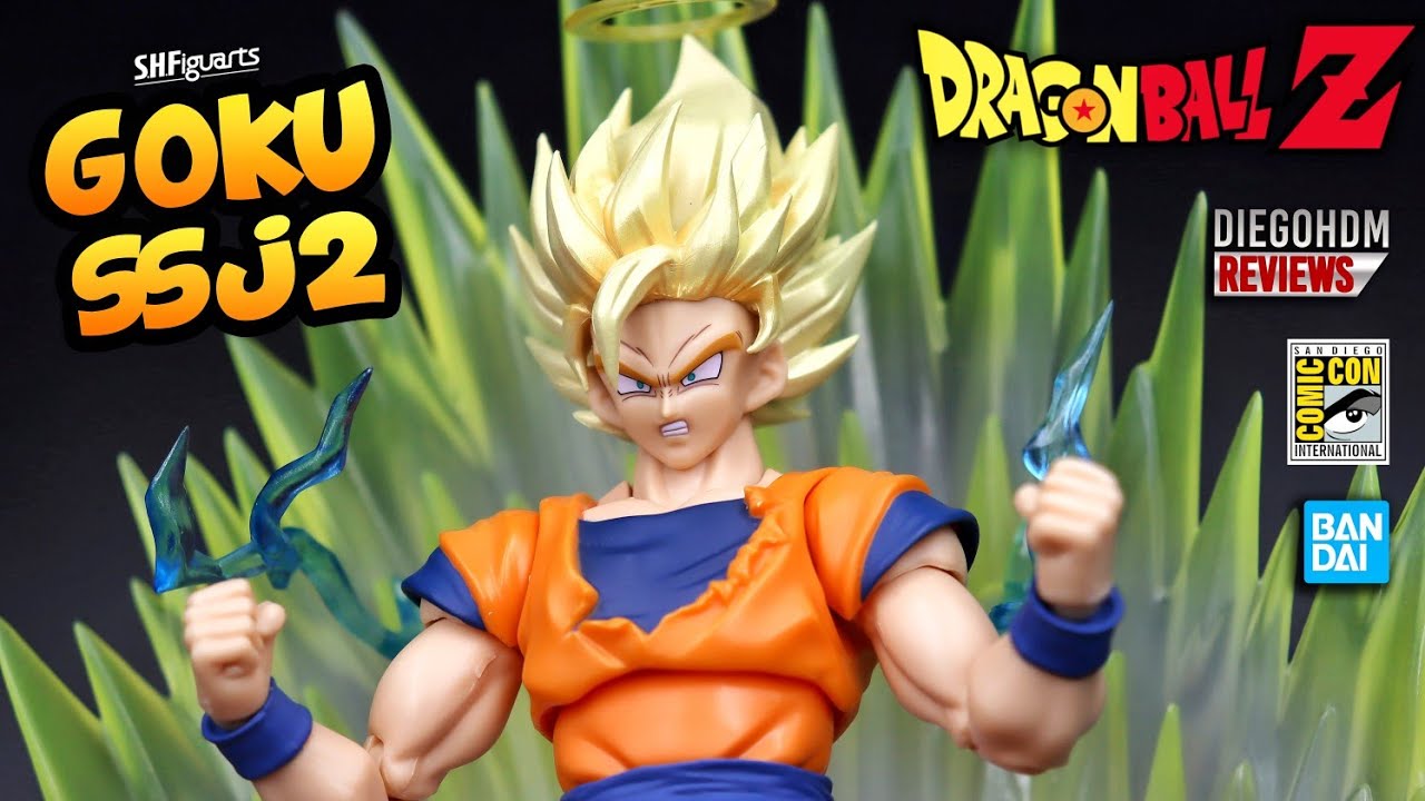 GOKU SSJ2 SDCC SH Figuarts Bandai Unboxing e Review BR / DiegoHDM