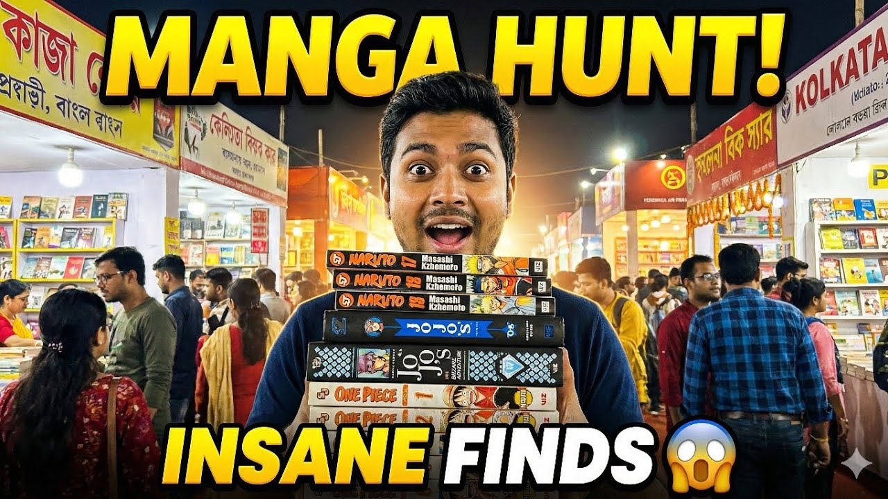 Manga Hunt at Kolkata Book Fair 2026 😱 | Rare Finds, Cheap Manga & Surprises!