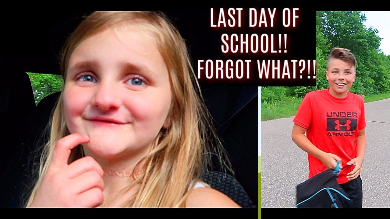 LAST DAY OF SCHOOL | FORGOT HER PUMP AT SCHOOL