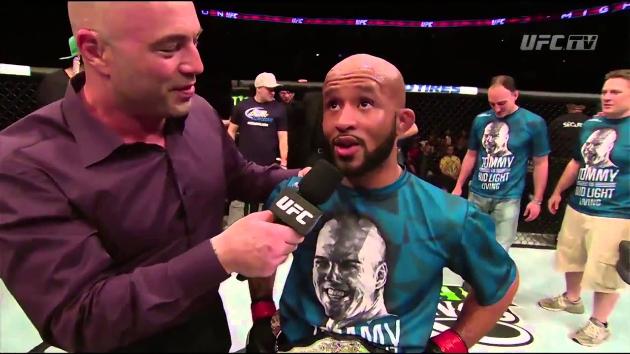 UFC 186: Demetrious Johnson Octagon Interview