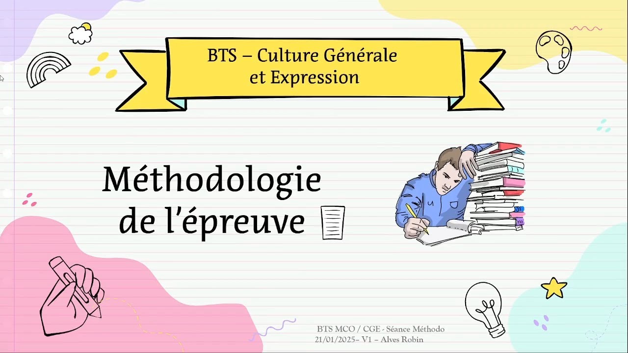 🎓 Présentation des épreuves BTS Culture Générale et Expression 2024-2025 📚