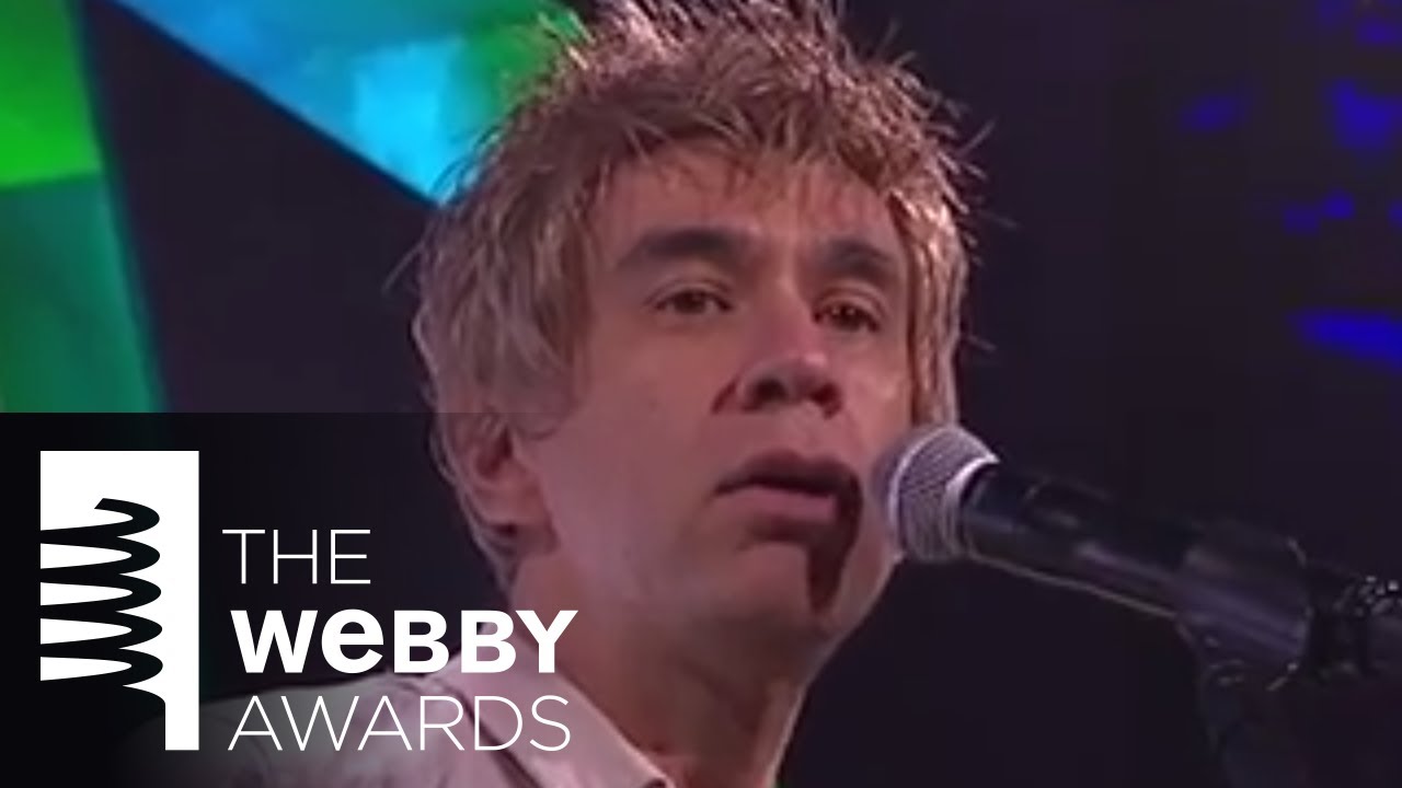 Fred Armisen performs as Ian Rubbish and the Bizzaros at The Webby Awards