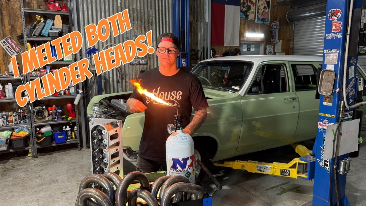 I MELTED MY CYLINDER HEADS WITH NITROUS 🔥💥