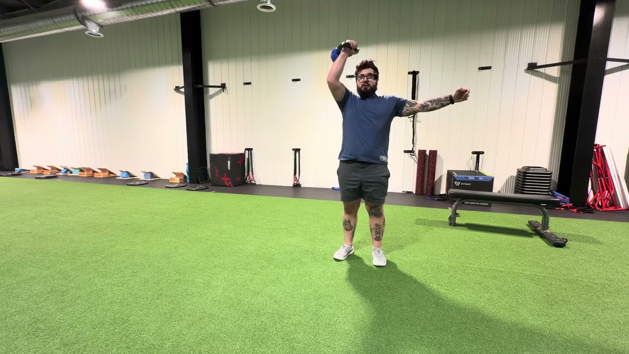 ZKML Single-arm kettlebell overhead press