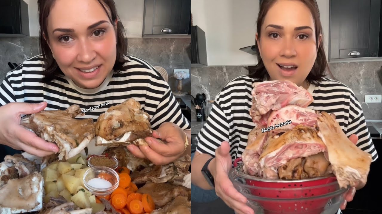 الراس مبخر بطريقة تخليه يجي لذيذ متشبعوش منو 😋 شهيوات العيد الكبير