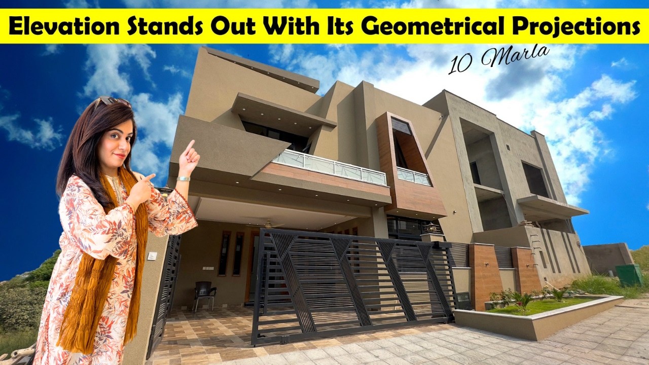 10 Marla Modern Architectural House For Sale in Zaraj Housing Scheme Islamabad