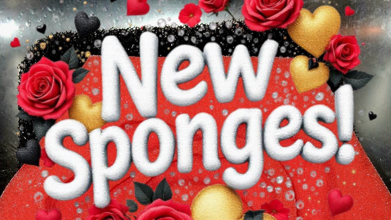 🖤🌹New Sponges! 🌹🖤