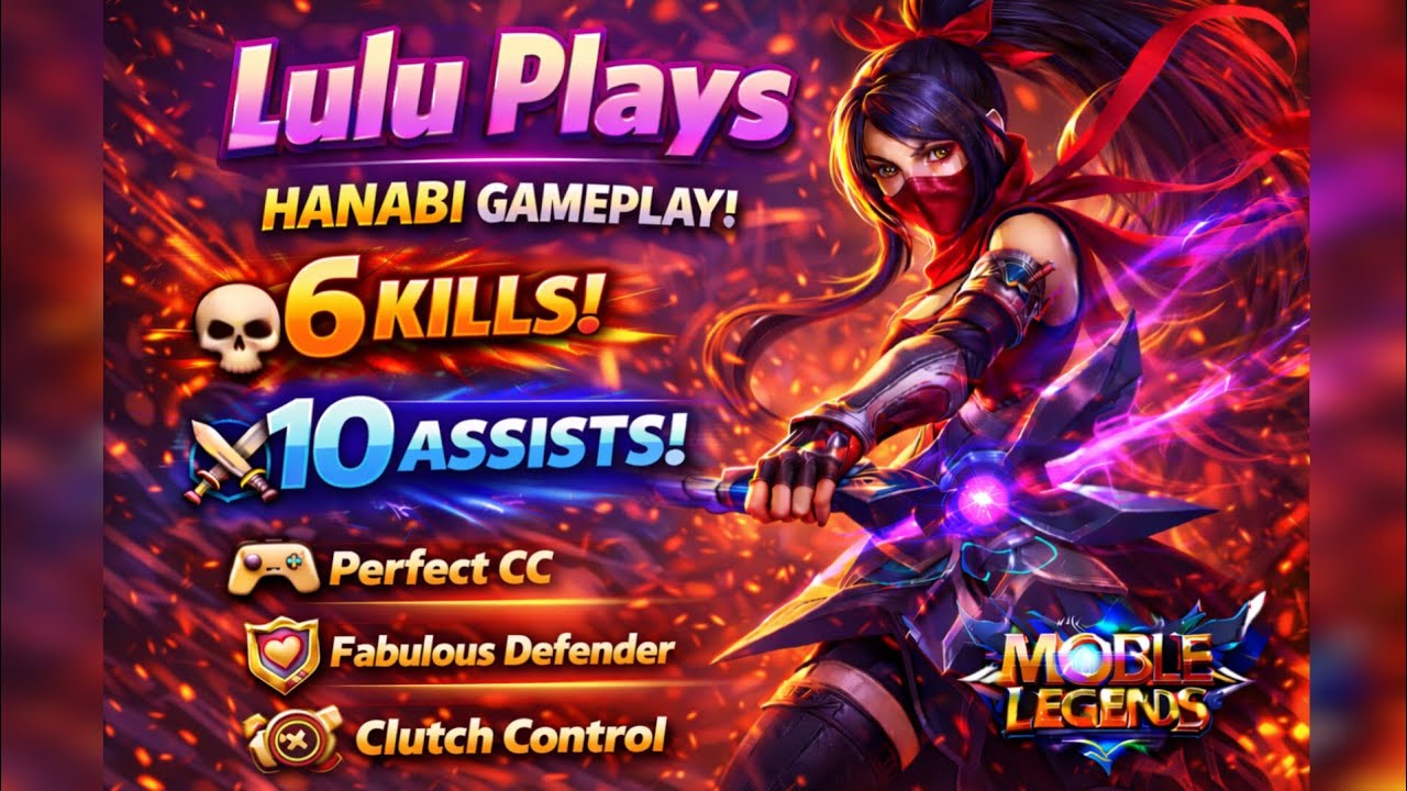 6 kills+10 assists!! Hanabi highest hero damage with 6 kills and 10 assists in a solo ranked match