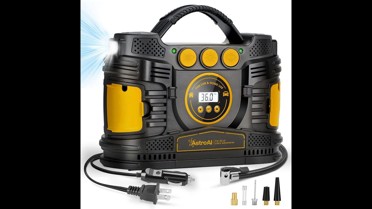 Fast, Powerful & Road‑Trip Ready 😄🚗 Dual‑Motor Air Compressor Tire Inflator Review