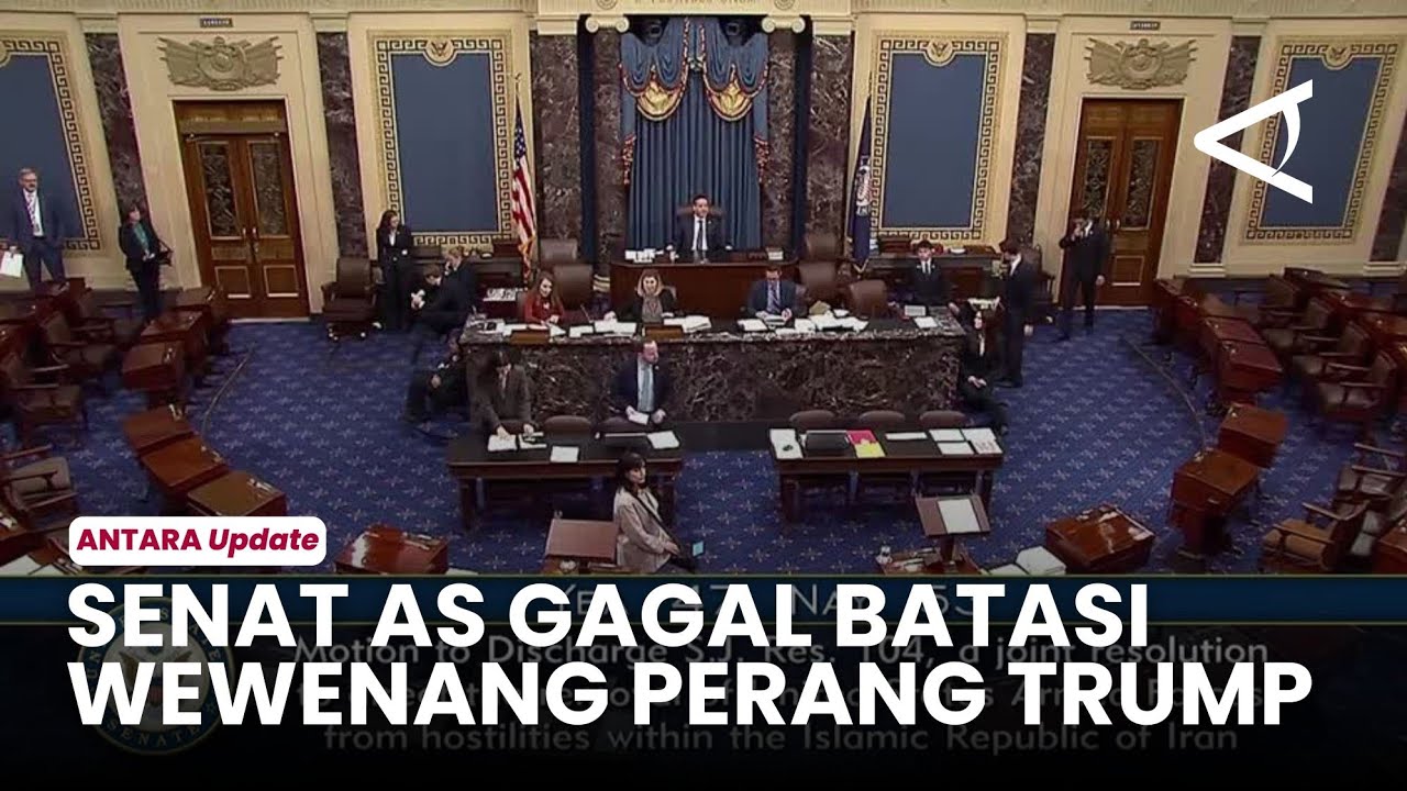 Senat AS gagal Batasi Wewenang Perang Donald Trump terhadap Iran