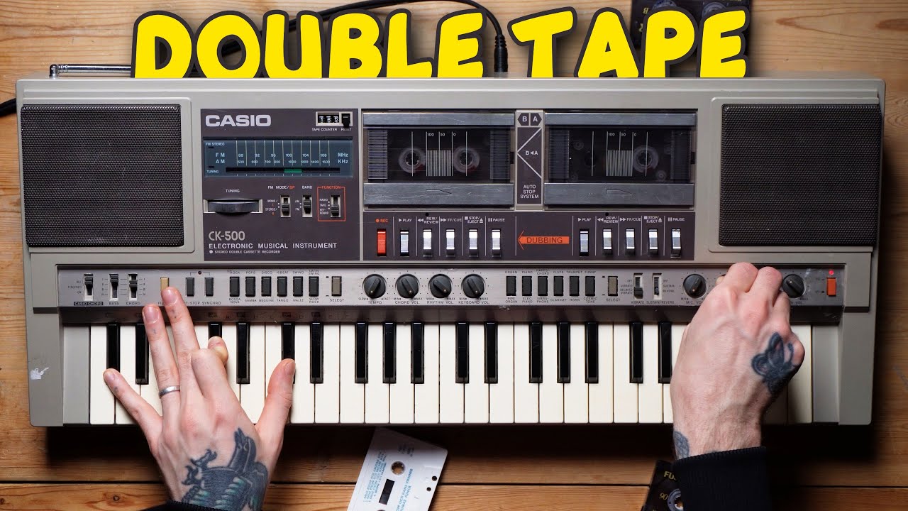 The Worlds Only Double Cassette Player Keyboard | Casio CK-500
