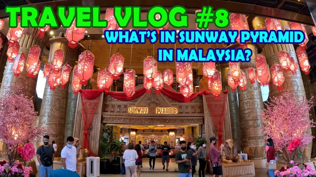 TRAVEL VLOG #8: What's in Sunway Pyramid in Malaysia + FOOD
