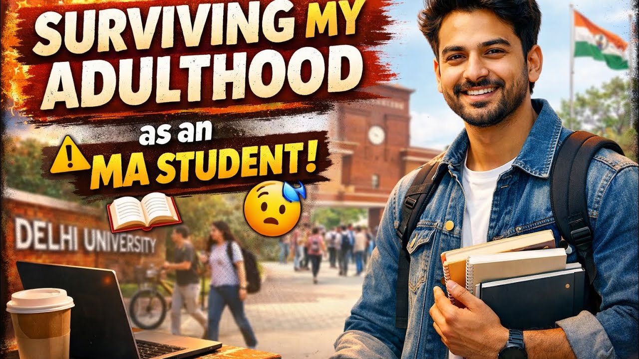 Surviving my adulthood. | A  day being a ma student at delhi university 