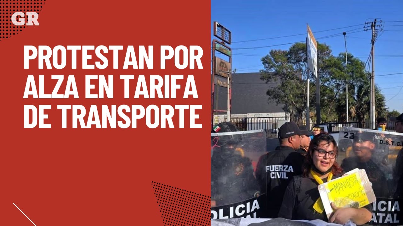 Protestan por alza en tarifa de transporte | Monterrey