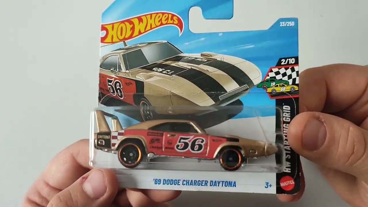Hot Wheels '69 Dodge Charger Daytona: ¡El Muscle Car más aerodinámico!