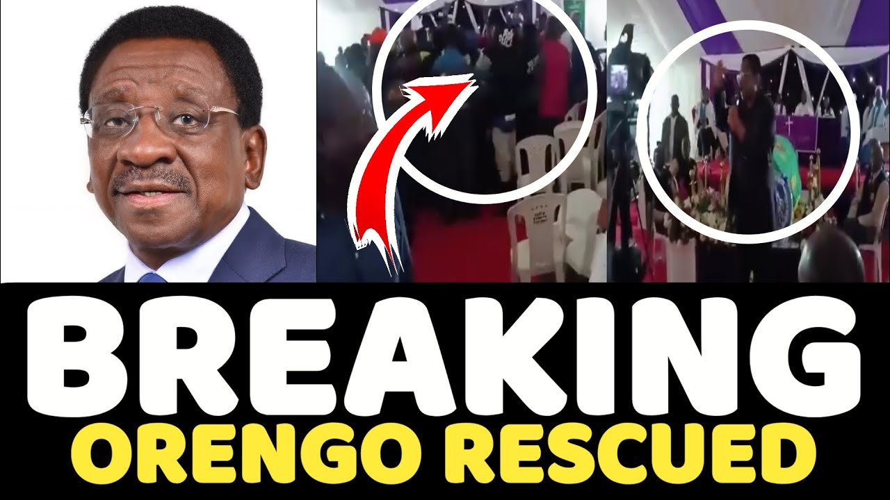 James Orengo Runs For His Dear Life as Mobilized GOONS attack and Heckled Him in a Burial - Siaya!